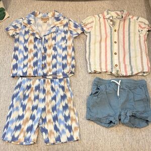 2 Pack Boy Button down Set